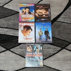 TOM CRUISE DVD BUNDLE SET-OF-5 DVD'S